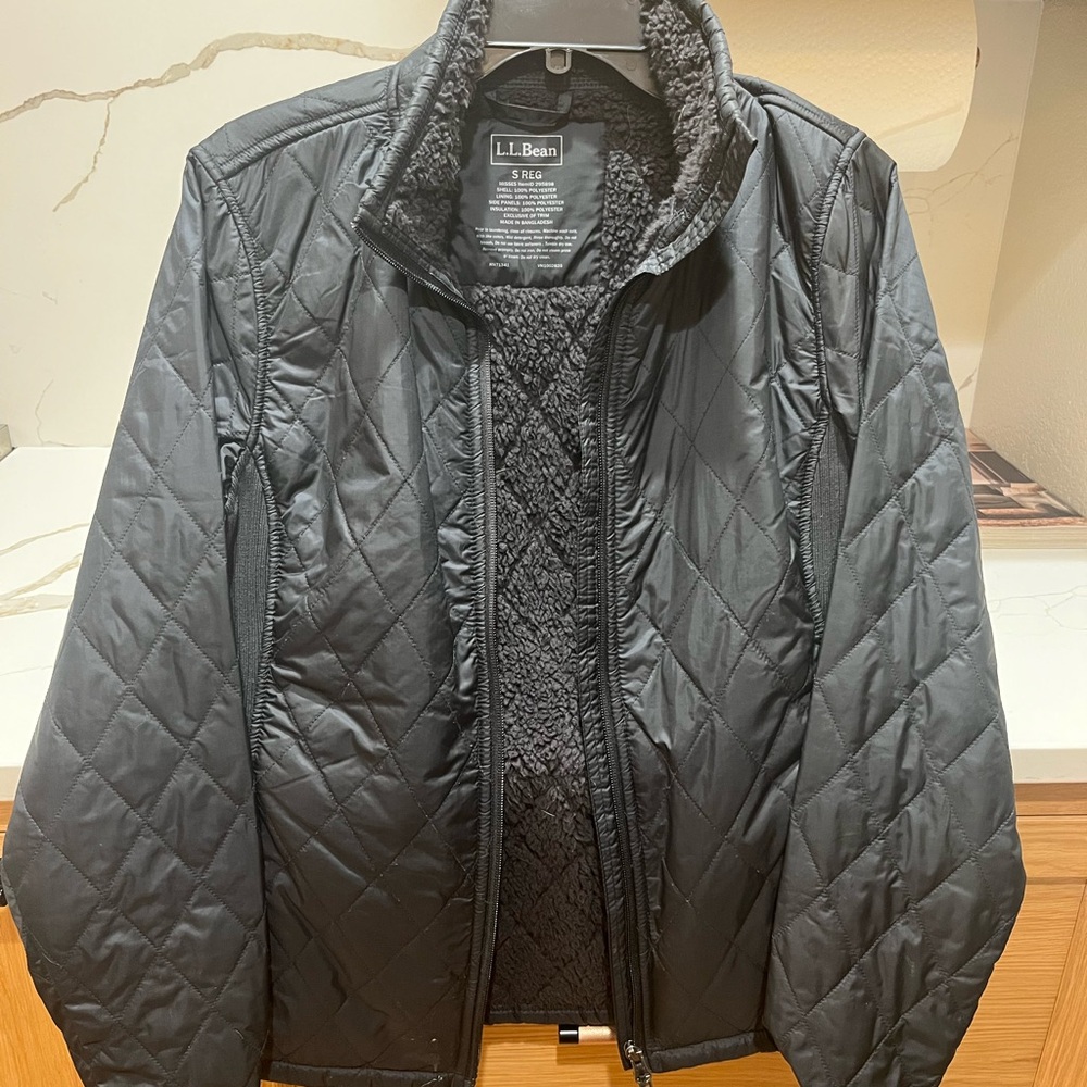 L.L. Bean Women's Black Quilted Jacket